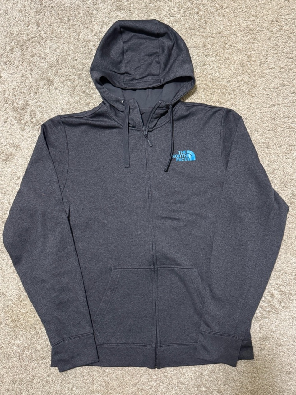 The North Face Full Zip Hoodie Dark Gray Men’s M